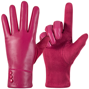 Gants de sport d'hiver unisexes personnalisés pour adultes, imperméables en cuir, avec doublure Thinsulate, compatibles écran tactile, pour usage extérieur - Product Image 3