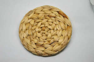 Alfombra Tejida Acolchada de Fibra Natural Ecológica de Jacinto de Agua con Patrón Floral, Estilo Moderno, para Hogar, Oración o Coche, Hecha a Mano con Respaldo de Látex - Product Image 4