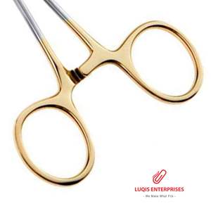 Portaagujas Derf con mordazas dentadas de carburo de tungsteno, instrumento quirúrgico de acero inoxidable, reutilizable y autoclavable, herramienta de 12 cm - Product Image 3