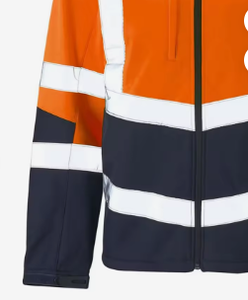 Veste de sécurité coupe-vent en coton de haute qualité certifiée CE pour hommes, haute visibilité réfléchissante, construction industrielle hivernale - Product Image 2