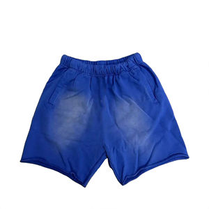 Pantalones Cortos de Hombre de Algodón 100% Puro, de Alta Calidad, con Logotipo Personalizado, Estampado Puff, Lavado Ácido Vintage, Fabricante de Pantalones Cortos - Product Image 2