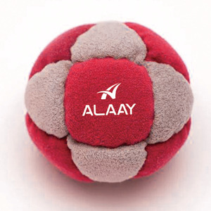 ALAAY Soft 14 Panel Footbag Freestyle <b>Hacky</b> <b>Sack</b> Blue Gray Durable Sport Ball - Product Image 6