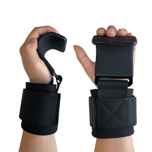 Ganchos de Levantamiento de Pesas de Alta Resistencia con Correas Ajustables para Entrenamientos en Gimnasio y Asistencia de Agarre, Logotipo Personalizado, Proveedor OEM al por Mayor, Fitness - Product Image 3