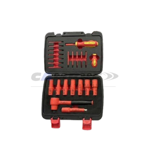TAIWAN CALIBRE 23pc 3/8" Dr. Insulated <b>Tool</b> <b>Set</b> with Holder Driver and 12-Insulated Blade - Product Image 1