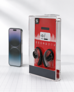 Transparent for Acrylic Earbuds Display <b>Stand</b> with Custom Logo & Size for Consumer Electronics Retailers - Product Image 2