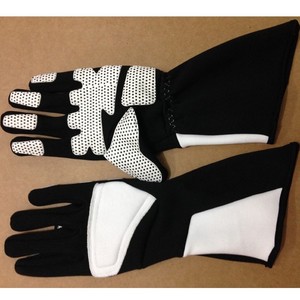 Gants de course à doigts entiers, rouge et blanc, respirants, antidérapants, à enfiler, unisexes, pour usage extérieur - Product Image 4