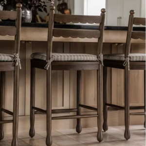 Tabouret de bar pivotant de style industriel moderne, en cuir véritable robuste, pour la maison et l'hôtel, utilisation en extérieur - Product Image 1