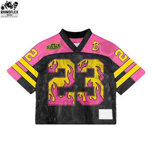 Maillot Streetwear Coupe Boxy Col V Respirant en Polyester Personnalisable par Sublimation – Vente en Gros - Product Image 5