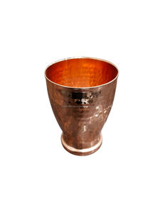 Gobelet à boisson en cuivre de qualité supérieure 450 ml, tasse martelée rustique pour cuisine et bar modernes - Product Image 1