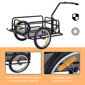 Carrello per Accessori Bicicletta per Trasporto e Stoccaggio Conveniente - Product Image 6