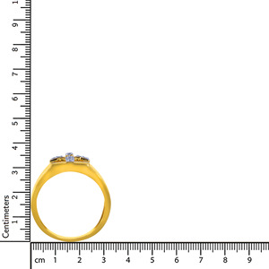 แหวนเพชรผู้ชายทองคำขาว 18K พรีเมียม ดีไซน์ลายฉลุเรขาคณิต ประดับเพชรทรงกลม - Product Image 4