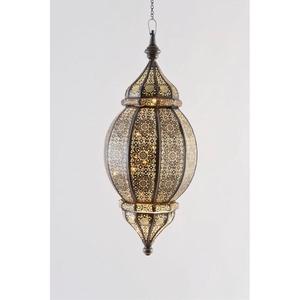 Lanterne marocaine en métal pour décoration intérieure moderne, prix abordable, en fer forgé, motifs personnalisables, lanternes encadrées à vendre - Product Image 4