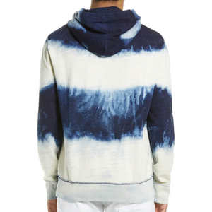 Sweat-shirt à capuche bleu tie-dye pour homme, pull décontracté, streetwear d'hiver, mode - Product Image 4