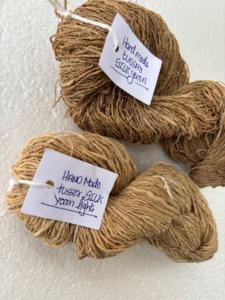 ไหมทัสซาห์ กิชชา 100% ไหมดิบ ทอมือ สำหรับทอผ้า ถักนิตติ้ง และงานฝีมือ - Product Image 4