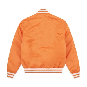 New Design Winter Casual Wear Baseball <b>Top</b> Trending Men Satin Varsity Jacket Custom Logo Quilted Lining College Waterproof - Product Image 2