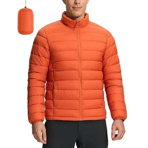 Men's Casual Duck Puffer Jacket Winter Windproof Warm <b>Bubble</b> <b>Coats</b> with Waterproof Canvas Fabric Loose Fit off Shoulder - Product Image 3