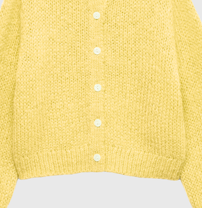 Pull élégant en mélange de cachemire à col rond, respirant, avec fermeture à boutons, chemise tricotée à manches longues pour femme, chaud et ample pour l'hiver - Product Image 6