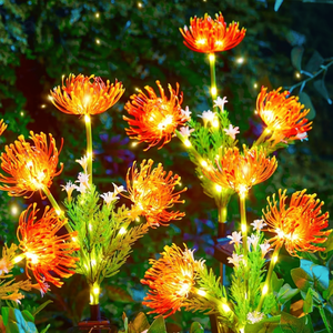 Luci da Giardino Lanterne Solari Rosse con Pannelli Solari Migliorati per Decorazioni Esterne del Cortile - Product Image 5