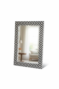 Modern Bone Inlay <b>Mirror</b> <b>Silver</b> Wall Decoration for Home Use Handmade Feature FAIZA CRAFT FC-1143 - Product Image 3
