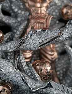 Colgante de Lujo Inspirado en Animales, Plata 925, Moissanita Personalizada, Estilo Hip Hop, Dibujos Animados, Joyería Unisex para Fiestas - Product Image 4