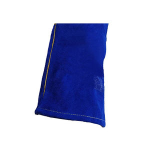 Gants de soudage en cuir de vachette, résistants à la chaleur, longs, pour travaux industriels, pour hommes, utilisation en construction - Product Image 4