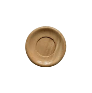 Plato Plano Redondo de Cerámica, Color Sólido, Diseño Minimalista, Platos y Vajilla, Plato de Madera, Bandeja de Madera, Decoración del Hogar - Product Image 1