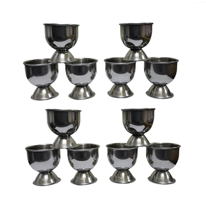 Porte-œufs en acier inoxydable écologique de qualité supérieure, best-seller, ustensiles de cuisine, 4 pièces, rangement pour œufs - Product Image 3