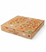Boîte à pizza en papier kraft hexagonale avec logo personnalisé 8 10 12 pouces Réutilisable Imperméable Paillettes Bronzage Emballage alimentaire pour pizza surgelée