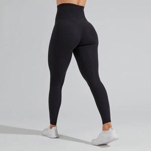 Yoga <b>Leggings</b> for <b>Women</b> Lady Sport Slim Fit Long Pant Quick Dry Nylon Spandex in Stock Custom Design Wholesale - Product Image 5