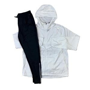 Custom Men's Winter Cotton Fleece Breathable <b>Two</b>-<b>Piece</b> Waterproof Tracksuit <b>Set</b> High Quality New Sweatsuit 2026 - Product Image 2