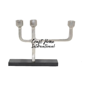 Candelabro de Estilo Nórdico con Base de Aluminio, Hecho a Mano, Impresión UV, Impermeable, Decoración de Mesa Moderna y Minimalista Escandinava - Product Image 4