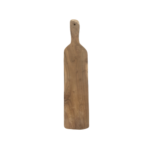 Planche à découper rectangulaire en teck Gubuk Bali 45 cm, plateau de rangement rustique et durable pour table de cuisine intérieure, provenant de Bali, toutes saisons - Product Image 2