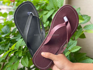 <b>Womens</b> Real <b>Leather</b> <b>Slipper</b> Handmade Stylish Flip Flops <b>Slipper</b> - Product Image 5