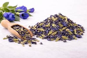 Dried Butterfly Pea Whole Flowers - Multipurpose Natural Colorant & <b>Tea</b> Blend Ingredient - Vibrant Blue Output - Product Image 3