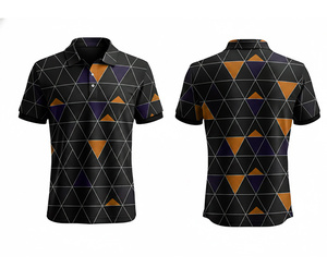 Camiseta Polo Sublimada con Impresión a Todo Color, Fabricante y Proveedor, Costuras Duraderas para Hombres, Mujeres y Jóvenes, Secado Rápido - Product Image 5