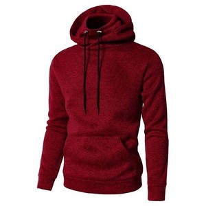 Sudadera con capucha blanca para hombre con bloques de color negro, ajuste slim, estilo casual, tejida, para otoño, en oferta. - Product Image 3