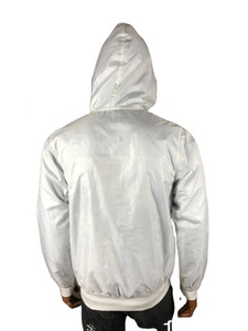 Chaqueta Cortavientos de Alta Calidad para Hombre, Talla Grande, con Logotipo Personalizado, Manga Larga, Cierre Frontal, Transpirable y con Capucha - Product Image 2