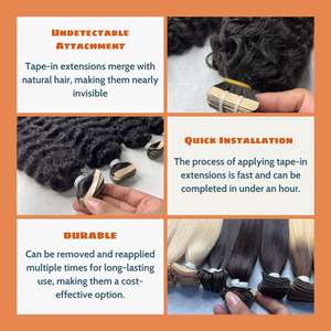 เทปม้วนผมพม่าแบบไม่ผ่านกระบวนการทางเคมีจากเวียดนาม - Product Image 4