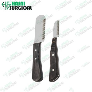 Couteau à dénuder Silverline de haute qualité en acier inoxydable de qualité supérieure peigne de toilettage pour animaux de compagnie cheveux Hasni chirurgical pour Instrument vétérinaire - Product Image 3