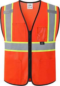 Chaleco de Trabajo de Alta Visibilidad para Hombre, Chaleco de Seguridad Reflectante de Alta Calidad - Product Image 2