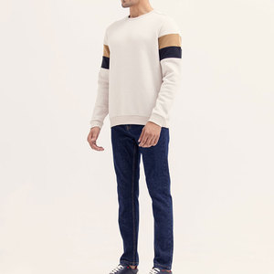 Sweat-shirt à col rond 100 % coton, épaules tombantes, streetwear décontracté d'hiver, pull doux brossé, OEM, marque privée - Product Image 3