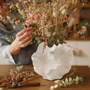 Vase de centre de table floral côtier écologique en fer de qualité supérieure pour Noël, arrangement floral de luxe pour la maison - Product Image 2