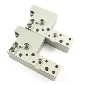 Custom Precision CNC Milled Aluminum Base Block Multi Mounting Holes Aluminum Frame For Automation <b>Machine</b> Fixture Parts - Product Image 3