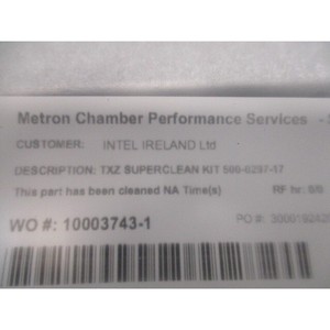 Kit de nettoyage de chambre TXZ VAT, 106427 - Équipements et pièces semi-conductrices d'occasion fiables à l'échelle mondiale chez - Product Image 5