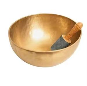 Bol chantant tibétain classique en métal pour la méditation, la thérapie sonore, le yoga, la relaxation et l'usage spirituel - Product Image 1