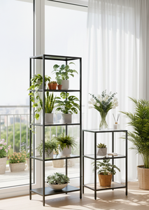 TMG-H148(ECO) Moderno expositor pequeño de vidrio reforzado negro multicapa, adecuado para muebles de sala de estar y hoteles - Product Image 5