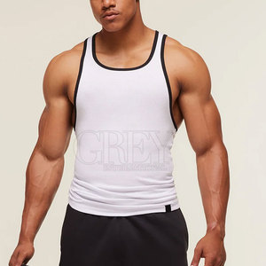 Casual Fashion Men <b>Tank</b> <b>Top</b> <b>Knitted</b> Soft Cotton Fabric Breathable Eco-Friendly Relaxed Fit for Summer Workouts Gym Sessions - Product Image 4