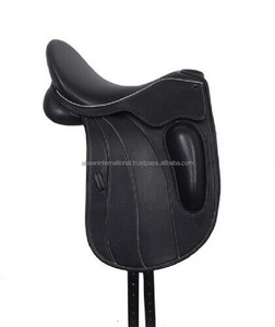 Selle Cheval Sauteur Anglais Cuir Noir – Tailles 14-18 Pouces – Neuf