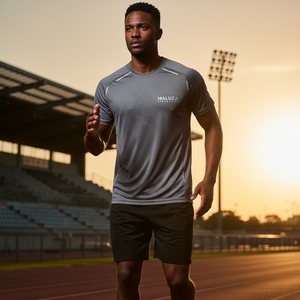 Camiseta Deportiva Premium para Hombre, Elástica en Cuatro Direcciones, Compresión, Resistente a Olores, Ropa de Gimnasio, Precio de Fábrica - Product Image 6