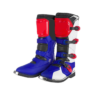 Custom Printed Waterproof Windproof Breathable Anti-UV Plus Size Comfortable Leather Motorcycle Riding Shoes <b>Men</b> OEM Racing - Product Image 5